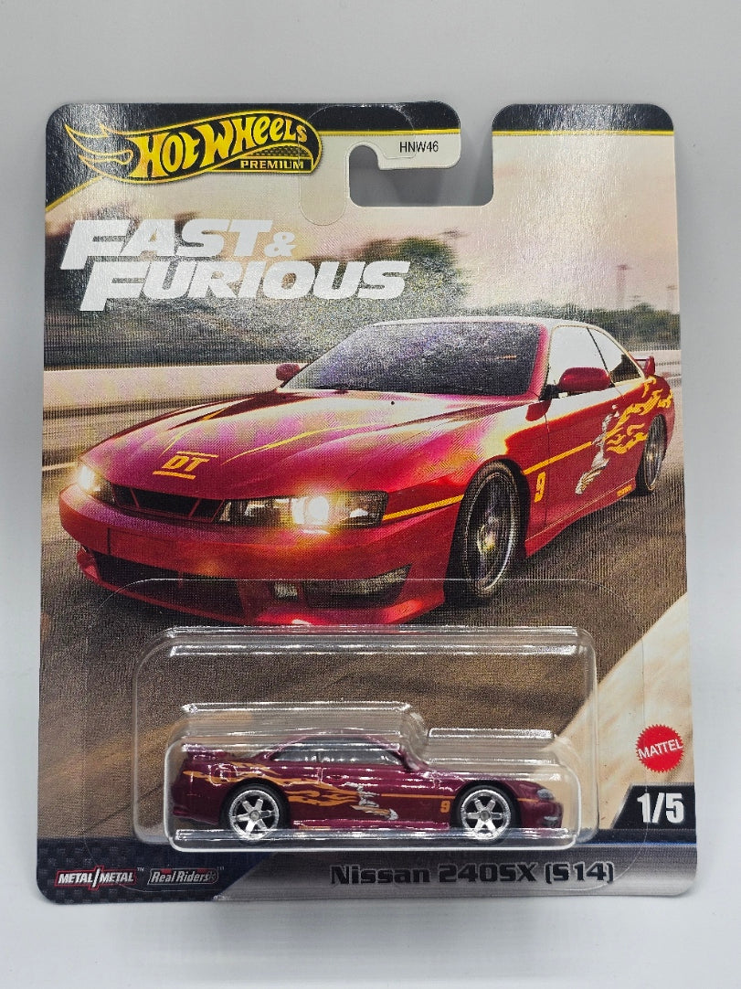 Hot Wheels Premium Fast & Furious Nissan 240SX S14 Real Riders