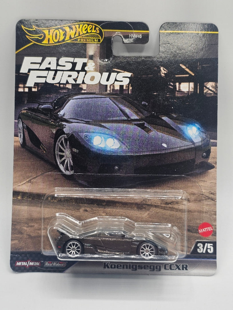 Hot Wheels Fast & Furious Koenigsegg CCXR - Black 1/64 Scale