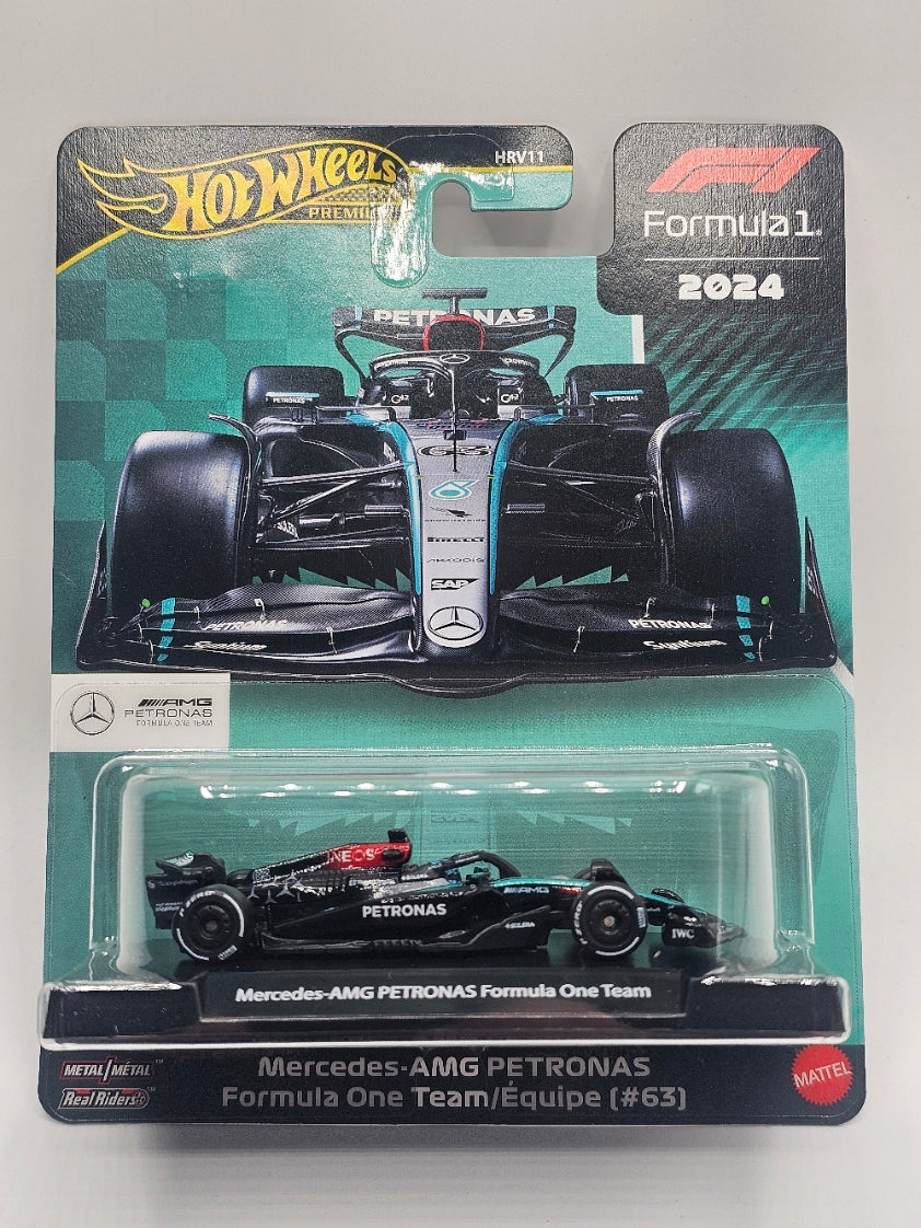 Hot Wheels Premium Formula 1 Mercedes-AMG Petronas Team #63
