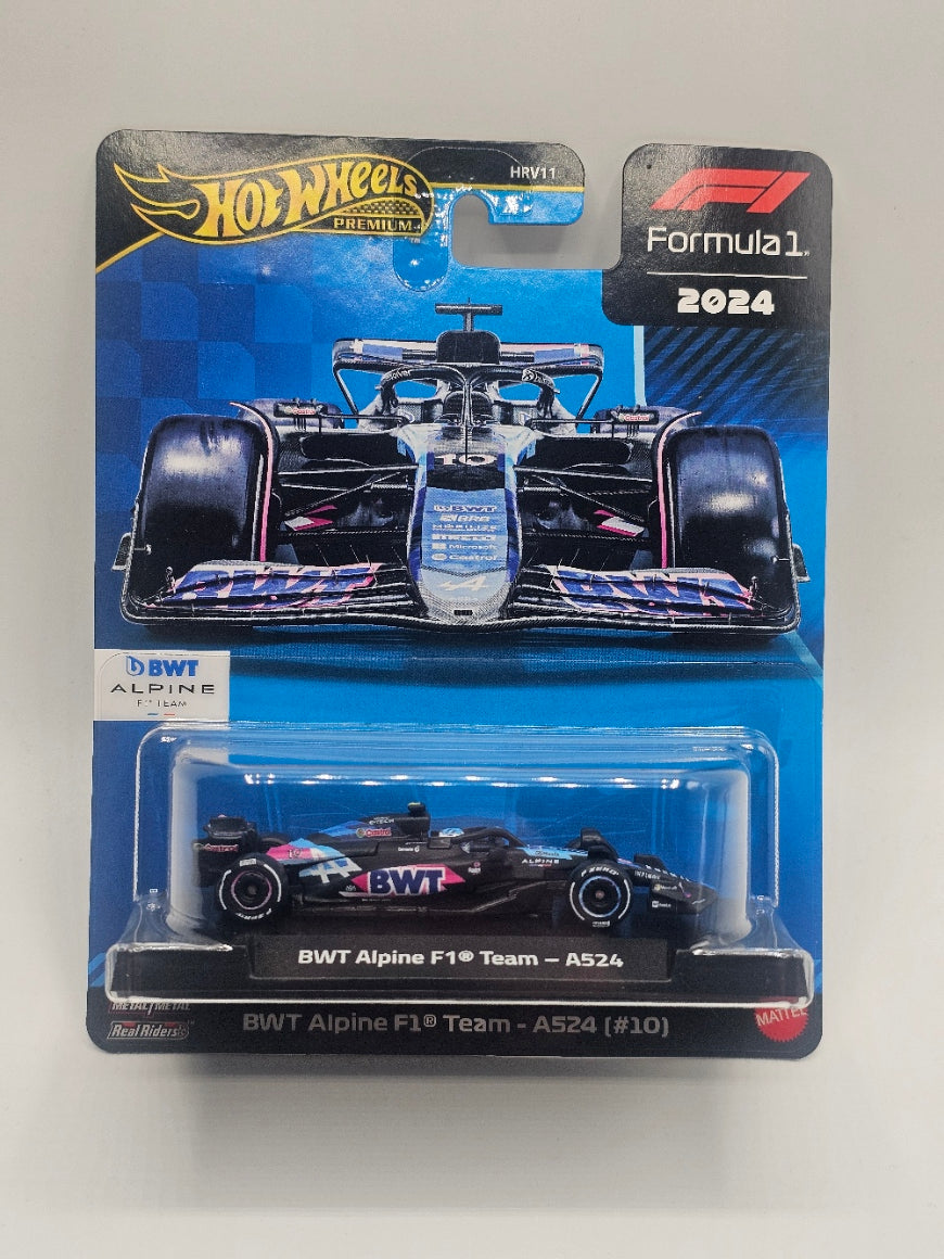 Hot Wheels Premium Formula 1 Alpine BWT #10