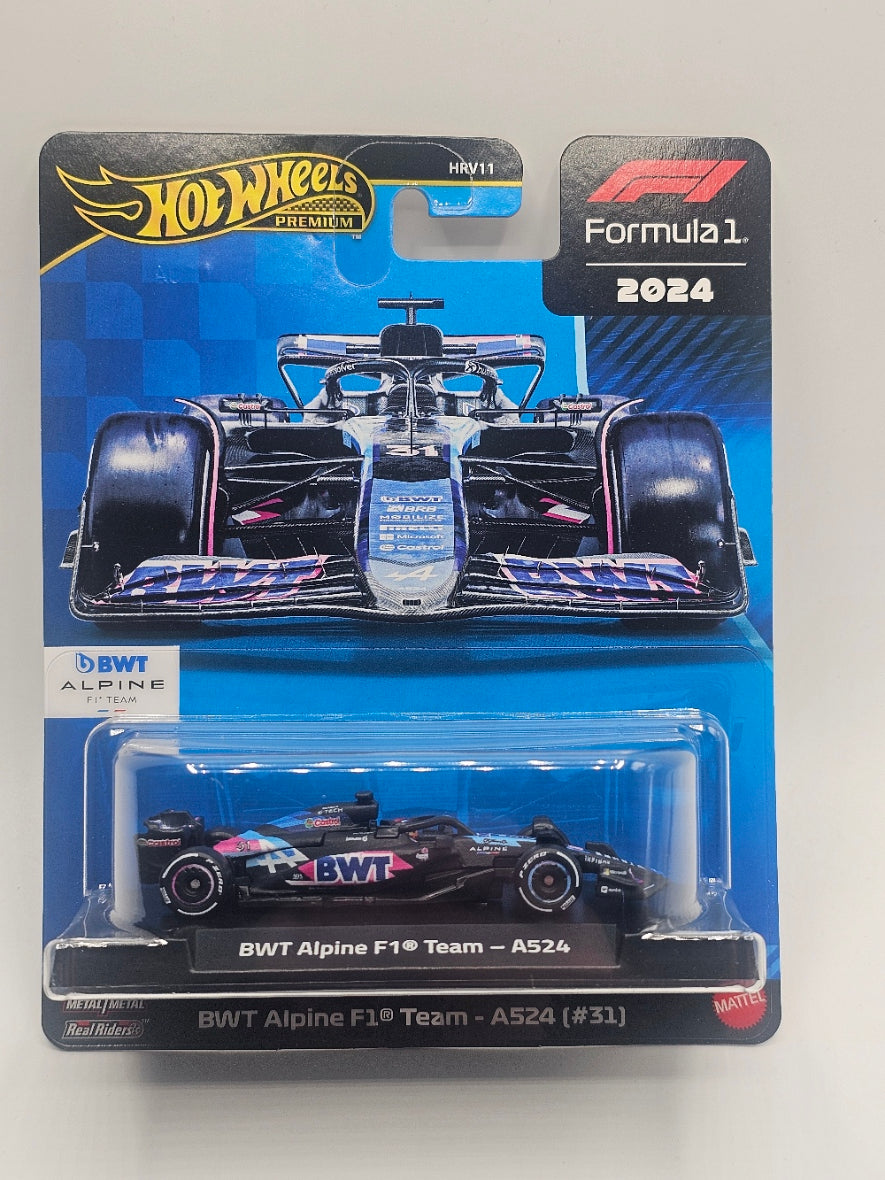Hot Wheels Premium Formula 1 Alpine BWT #31