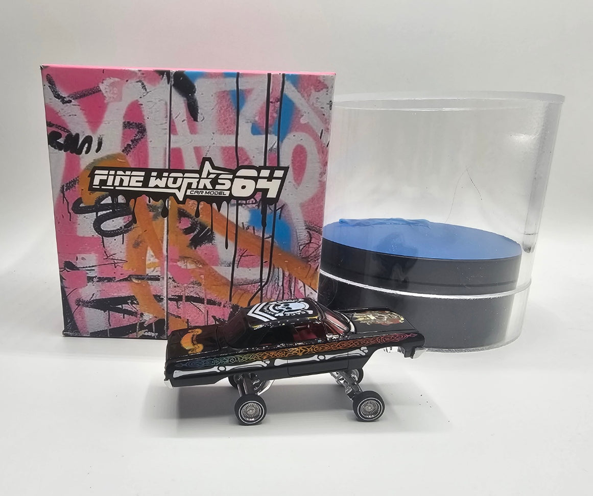 Fine Works 1/64 Impala Lowrider APA EXPO Foshan Limited 2025 Model Car Skull