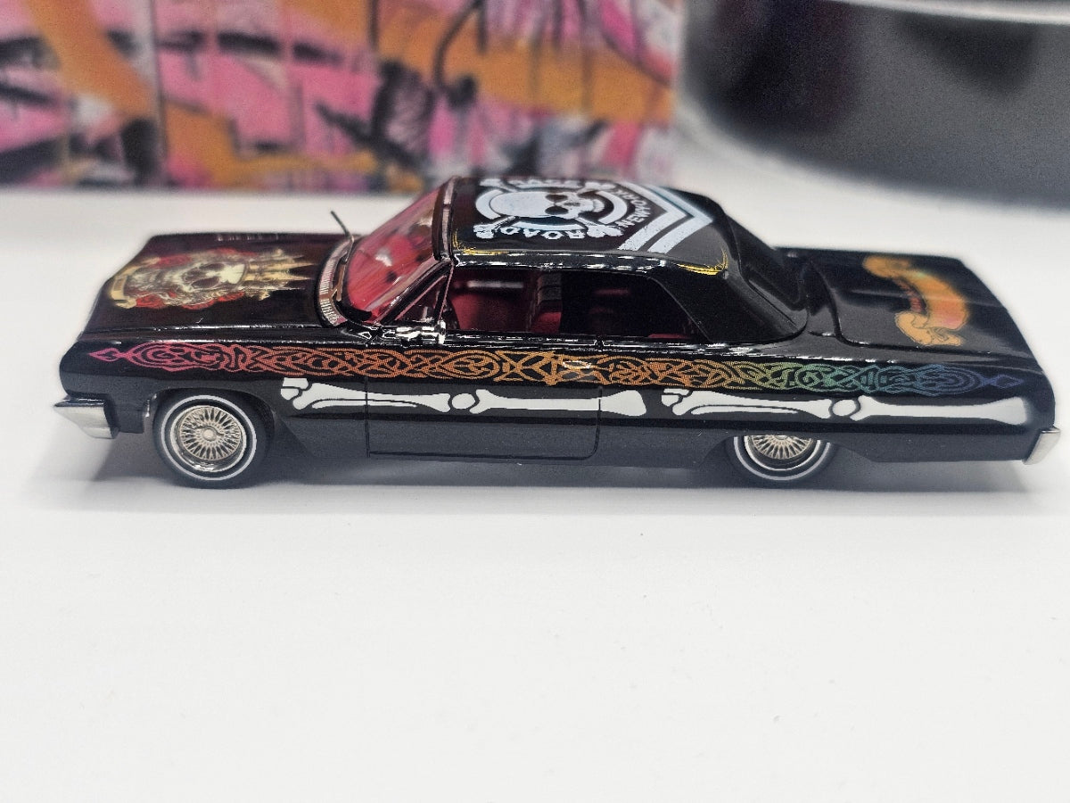 Fine Works 1/64 Impala Lowrider APA EXPO Foshan Limited 2025 Model Car Skull