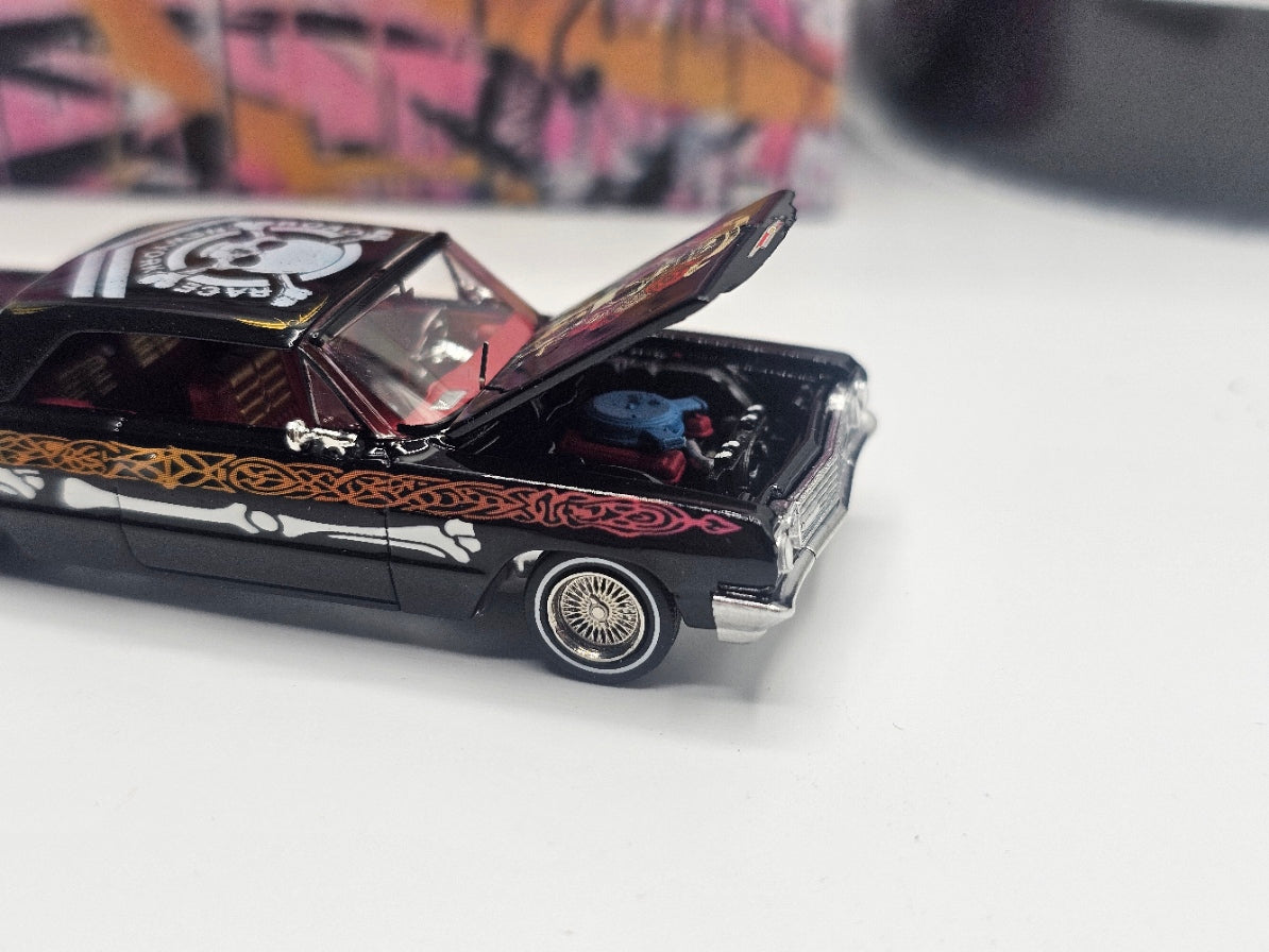 Fine Works 1/64 Impala Lowrider APA EXPO Foshan Limited 2025 Model Car Skull