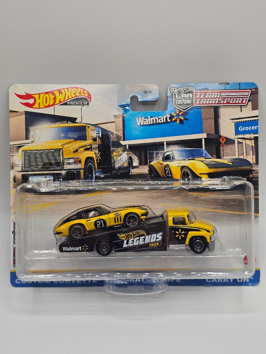 Hot Wheels Legends Tour Team Transport Walmart Custom Corvette Stingray Coupe