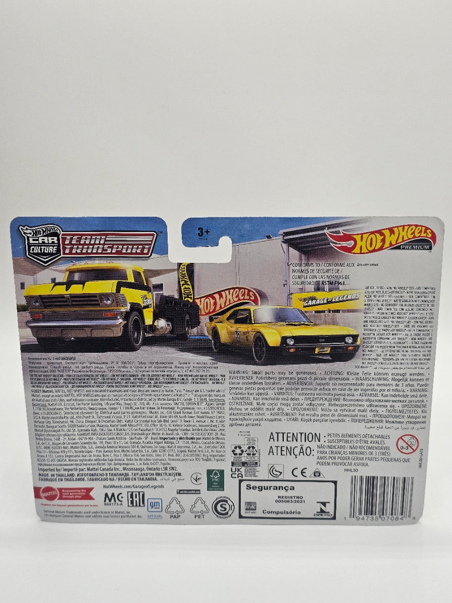 Hot Wheels Legends Tour Team Transport Walmart Custom Corvette Stingray Coupe