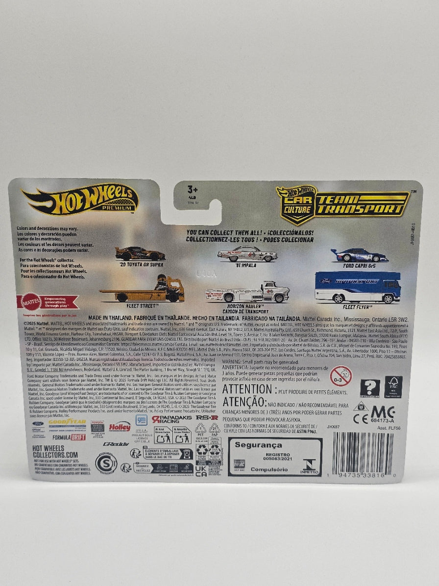 Hot Wheels Premium Car Culture Team Transport '21 Toyota GR Supra & Fleet Street