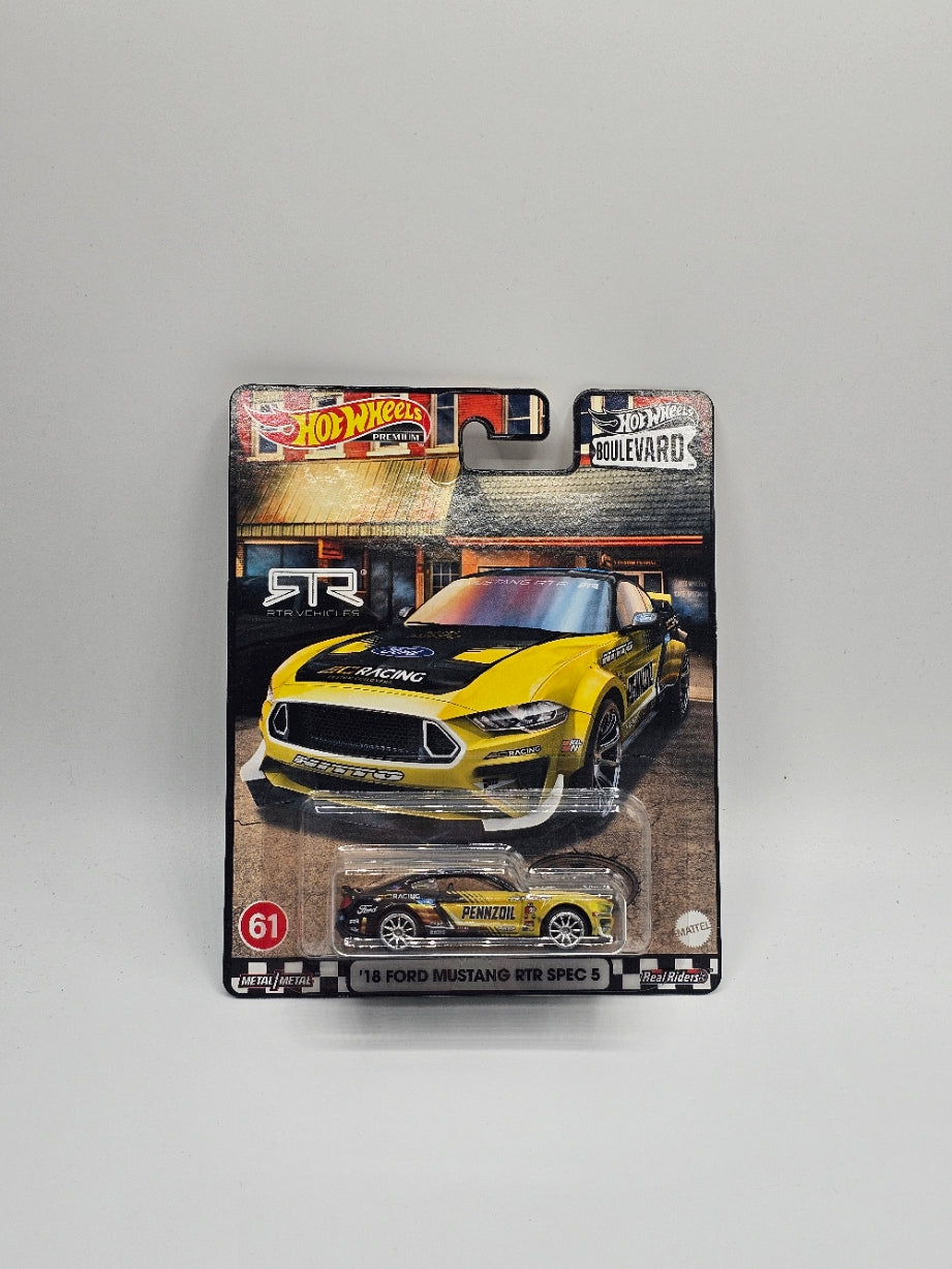 Hot Wheels Boulevard '18 Ford Mustang RTR Spec 5 #61