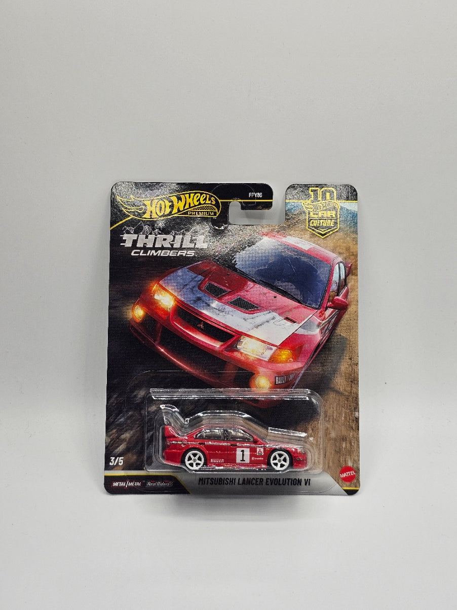 Hot Wheels Premium Pop Culture Thrill Climbers Mitsubishi Lancer Evolution VI