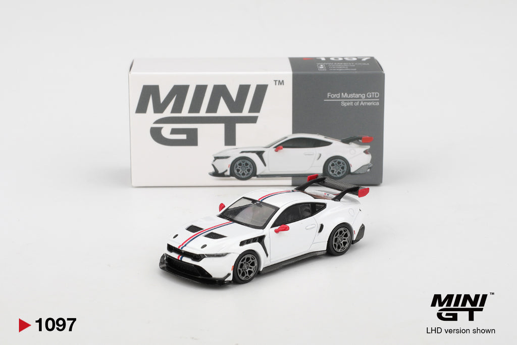 Mini GT #1097 Ford Mustang GTD – Spirit of America