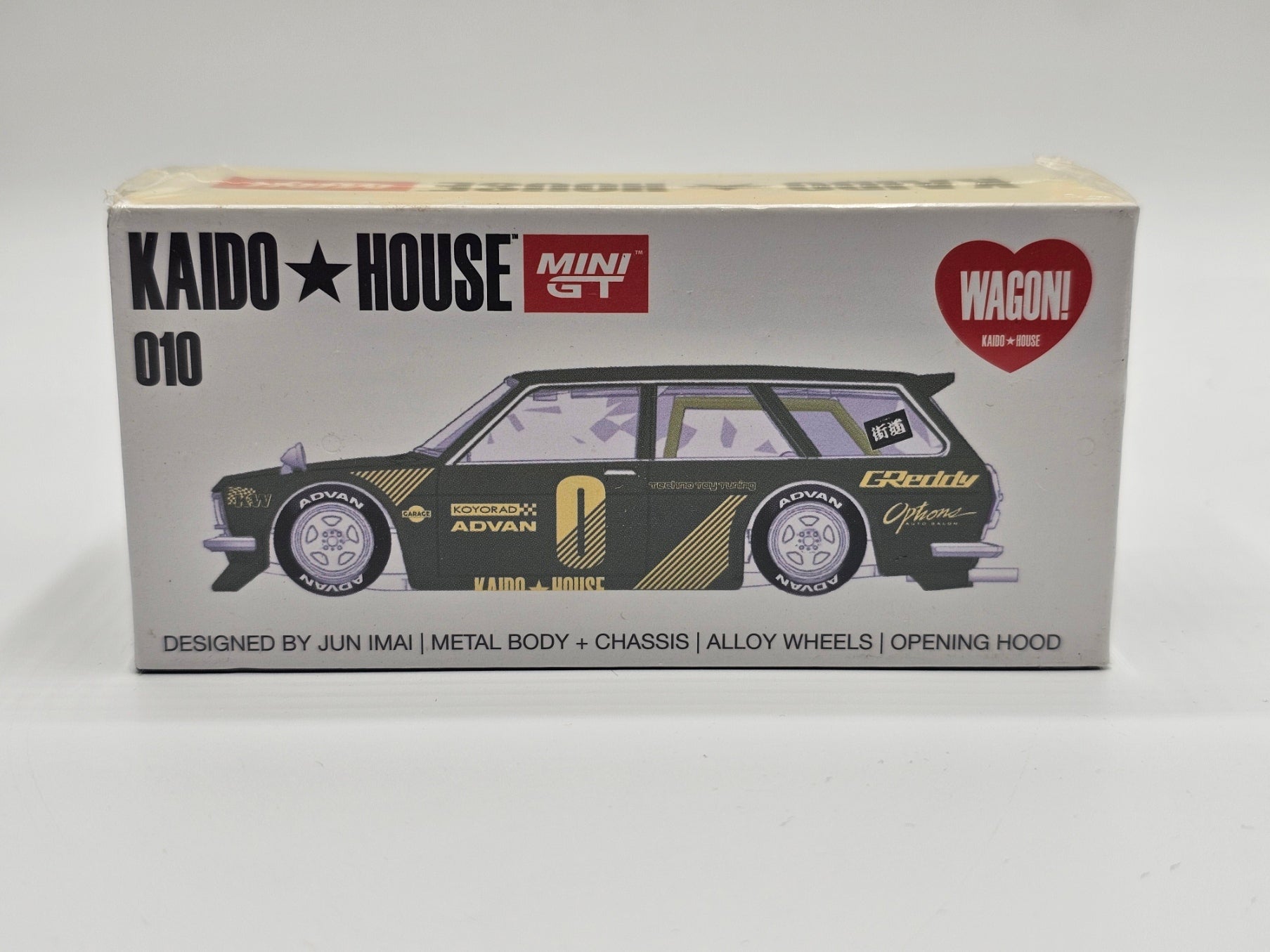 Kaido House 1:64 Datsun Kaido 510 Wagon Green KHMG010