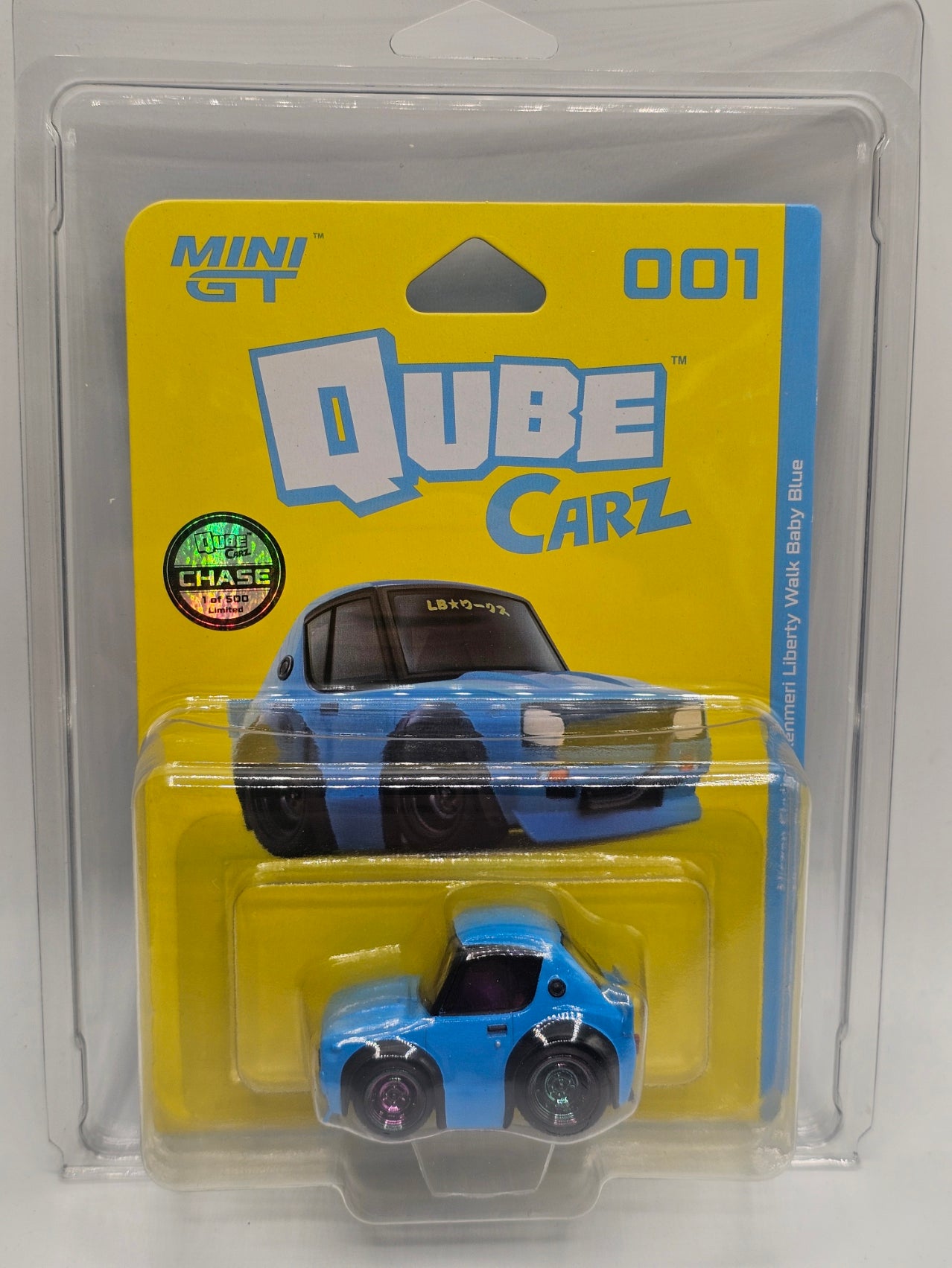 Nissan Skyline Kenmeri Liberty Walk Baby Blue - Mini GT Chase Edition 1:64