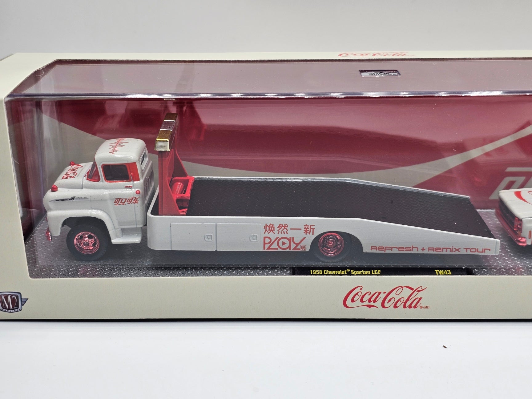 M2 Machines Coca-Cola CHASE: 58 Chevrolet Spartan & 76 GMC Sierra Grande TW43