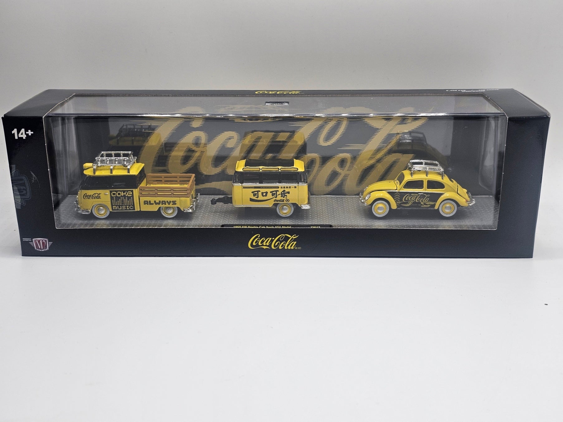 M2 Machines Auto Haulers TW43 Coca-Cola 1960 VW Double Cab Truck USA Model