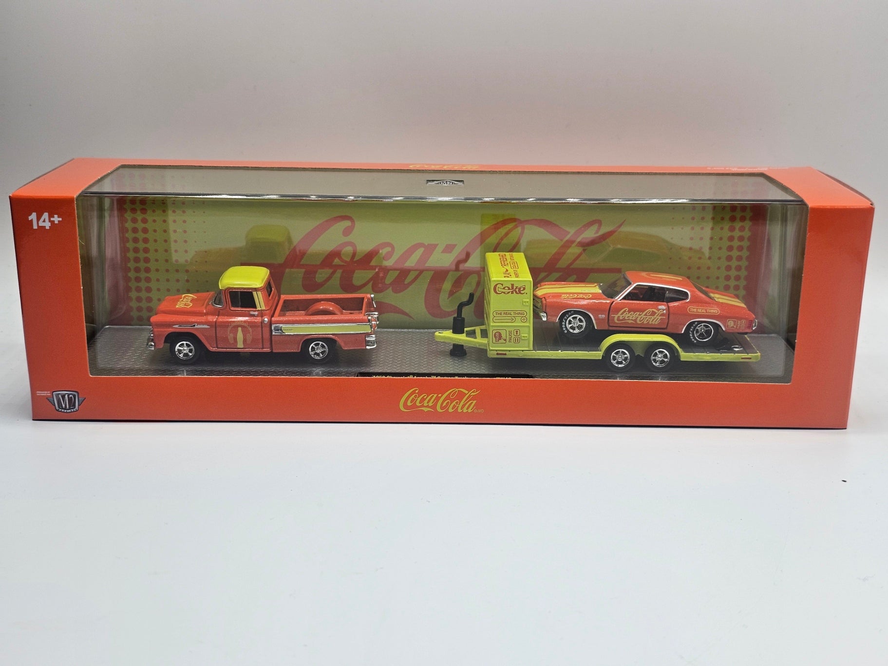 M2 Machines Coca-Cola 1958 Chevrolet Apache Truck & 1970 Chevelle SS