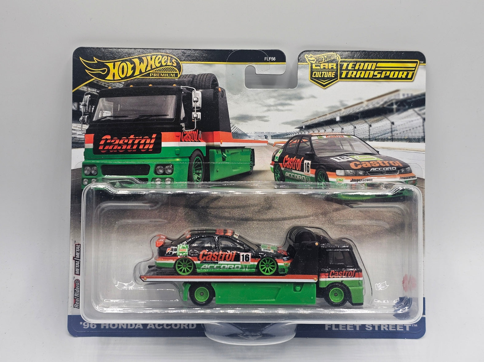 Hot Wheels Car Culture Team Transport #65 '96 Honda Accord & Fleet Street