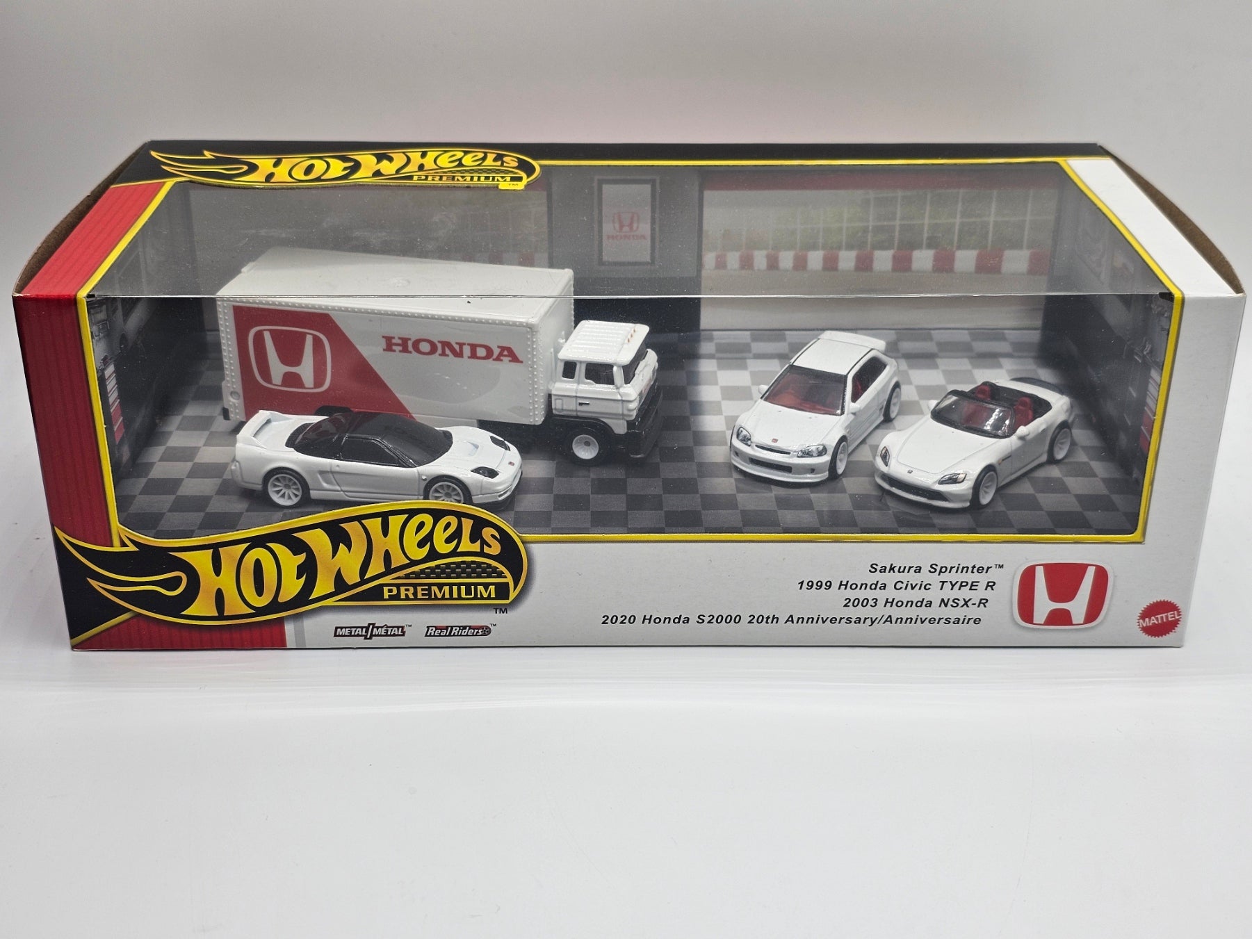 Hot Wheels Premium 2025 Honda Set Sprinter Civic Type R NSX-R S2000 Diorama