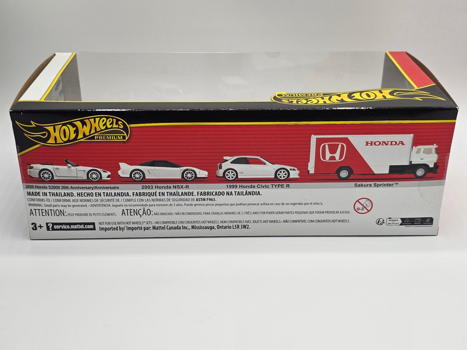 Hot Wheels Premium 2025 Honda Set Sprinter Civic Type R NSX-R S2000 Diorama