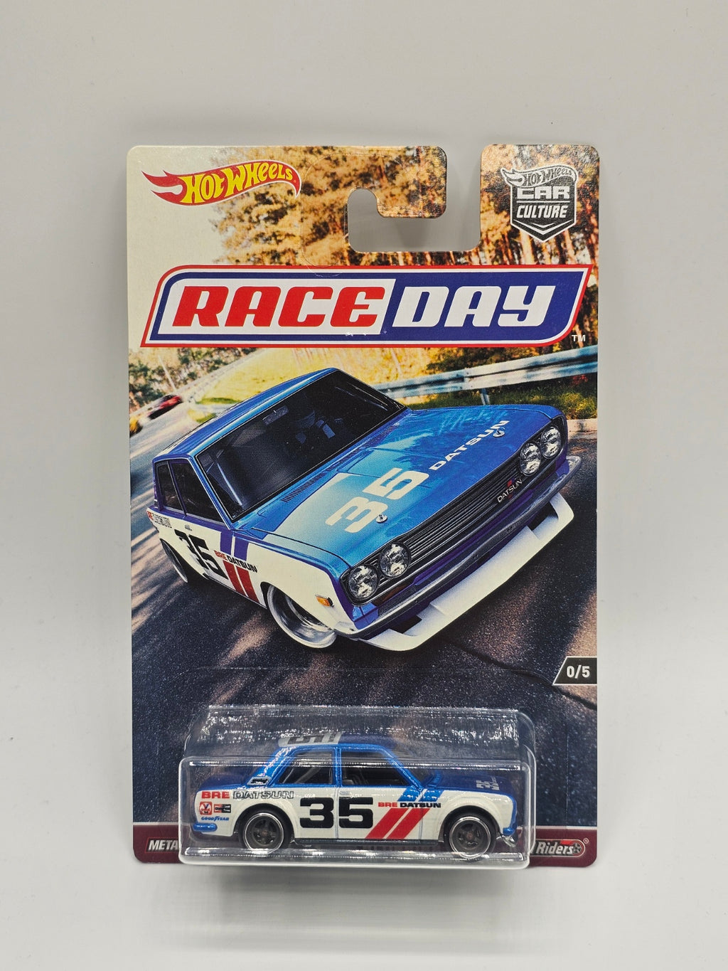 Hot Wheels 2017 Car Culture RACE DAY • BRE Datsun 510 Bluebird • Iconic Livery