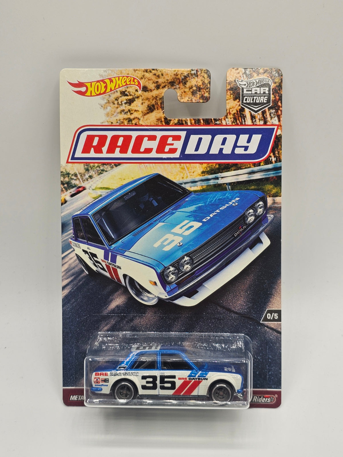 Hot Wheels 2017 Car Culture RACE DAY • BRE Datsun 510 Bluebird • Iconic Livery