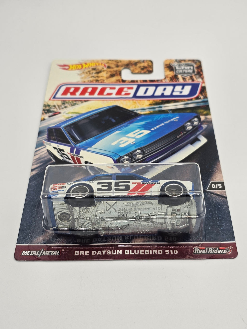 Hot Wheels 2017 Car Culture RACE DAY • BRE Datsun 510 Bluebird • Iconic Livery