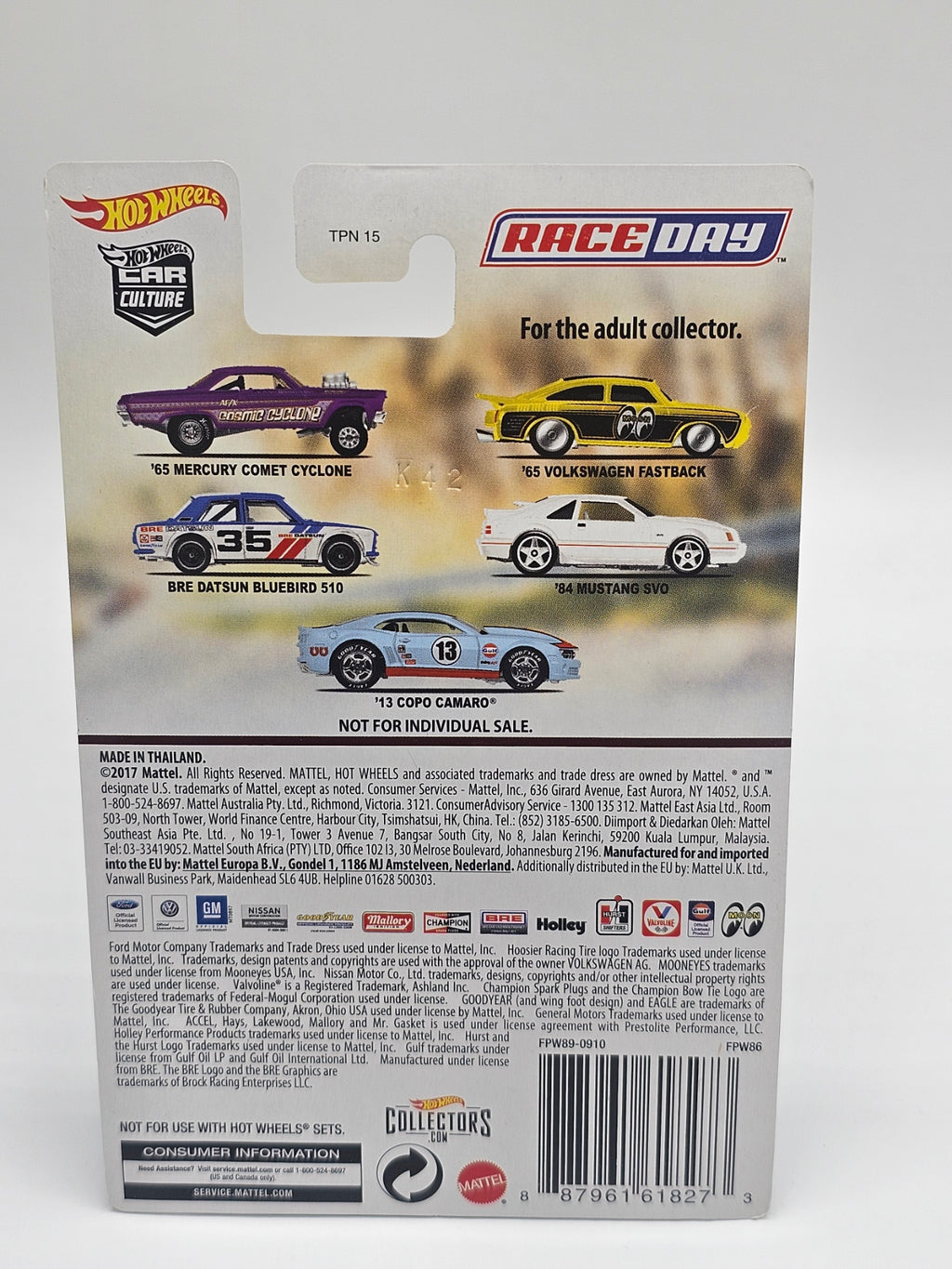 Hot Wheels 2017 Car Culture RACE DAY • BRE Datsun 510 Bluebird • Iconic Livery