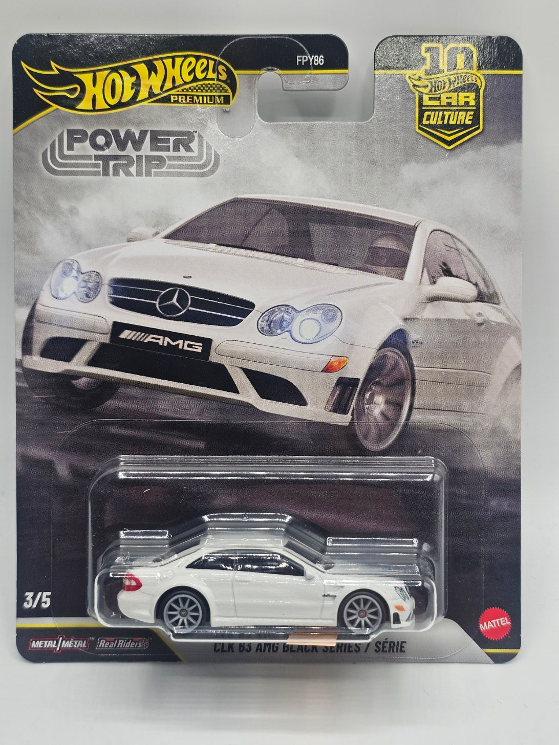 Hot Wheels Power Trip 2008 Mercedes-Benz White