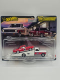 Hot Wheels Team Transport 66 Chevrolet Corvair & 72 Ramp Truck #91