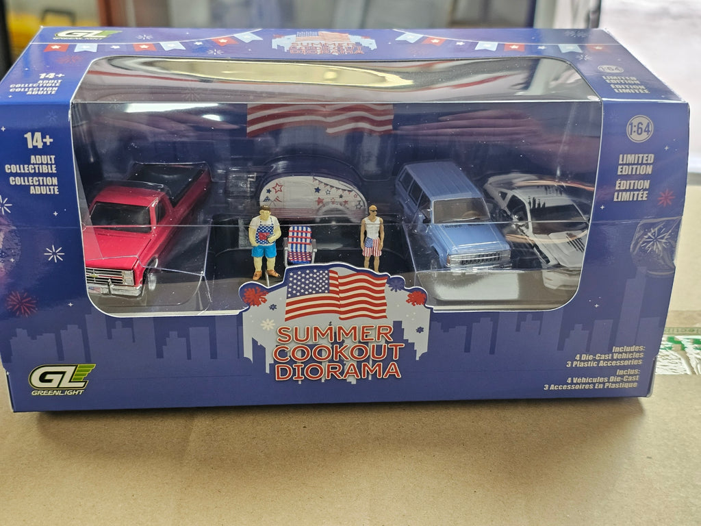 Greenlight Summer Cookout Diorama Set – 1:64 Die-Cast 7-Piece Limited Edition