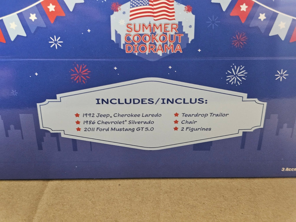 Greenlight Summer Cookout Diorama Set – 1:64 Die-Cast 7-Piece Limited Edition