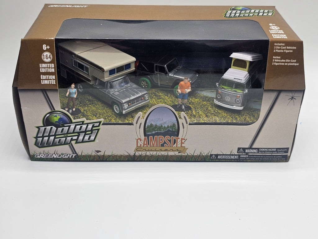 Greenlight Diorama Campsite Cruiser Raw Green Machine Chase