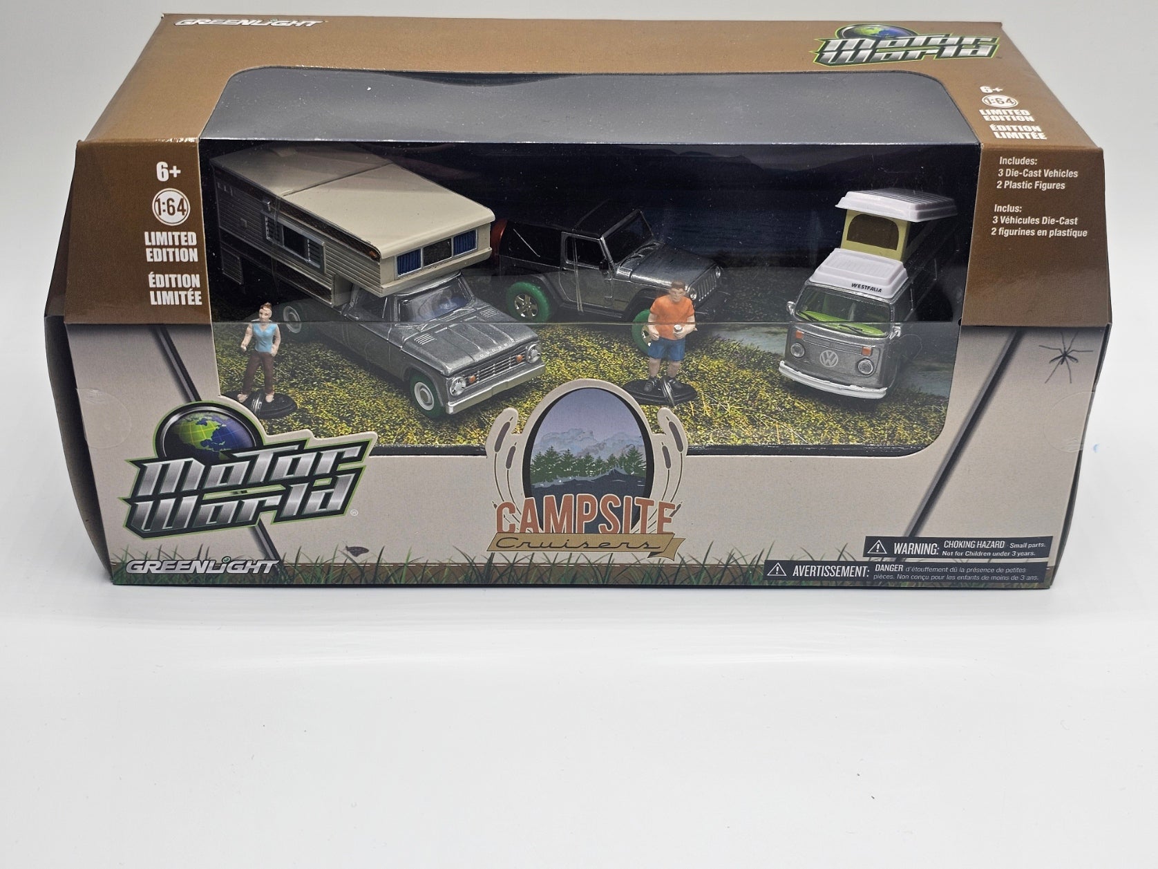 Greenlight Diorama Campsite Cruiser Raw Green Machine Chase