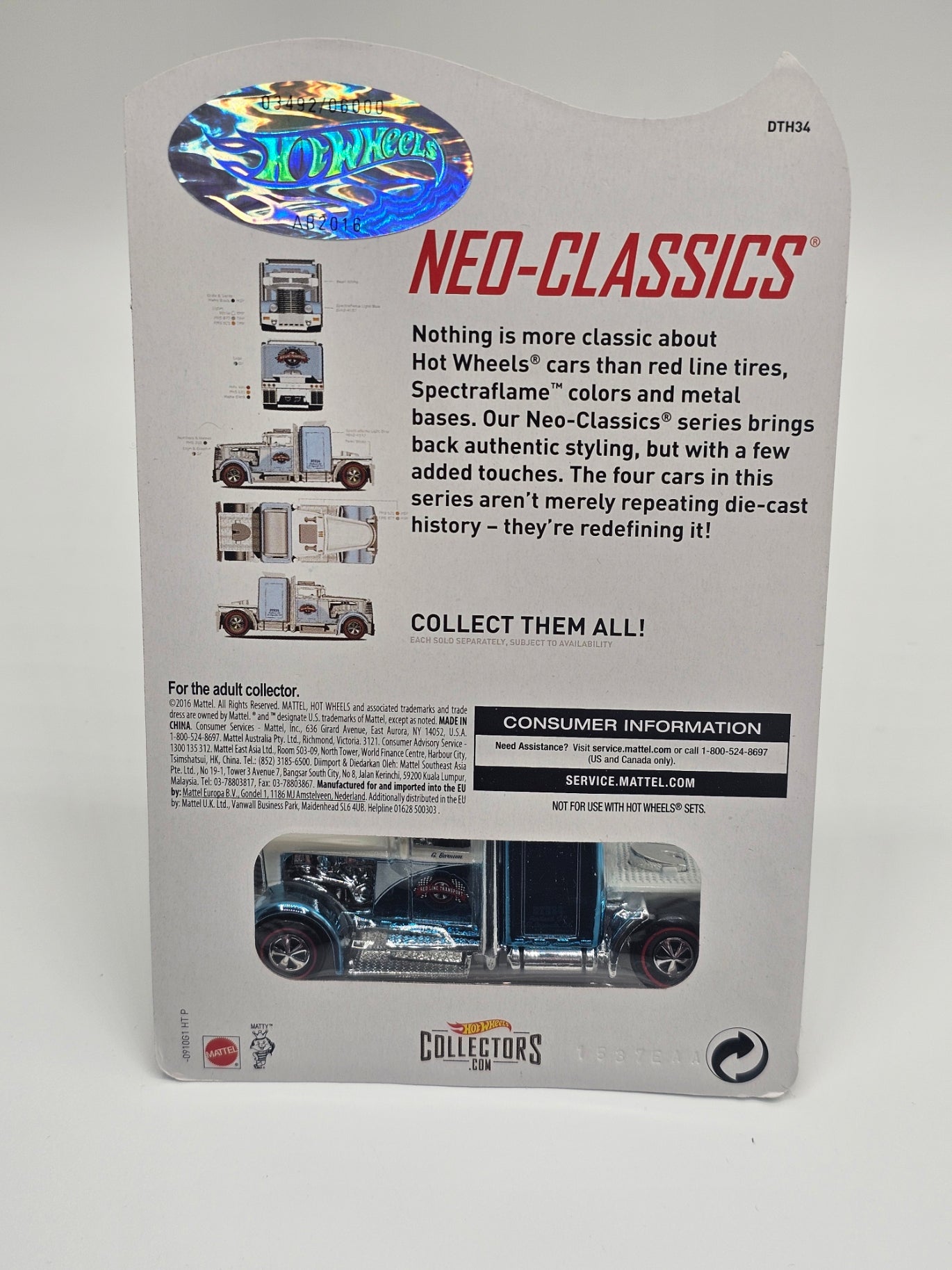 Hot Wheels Neo Classics Convoy Custom #03492/0600