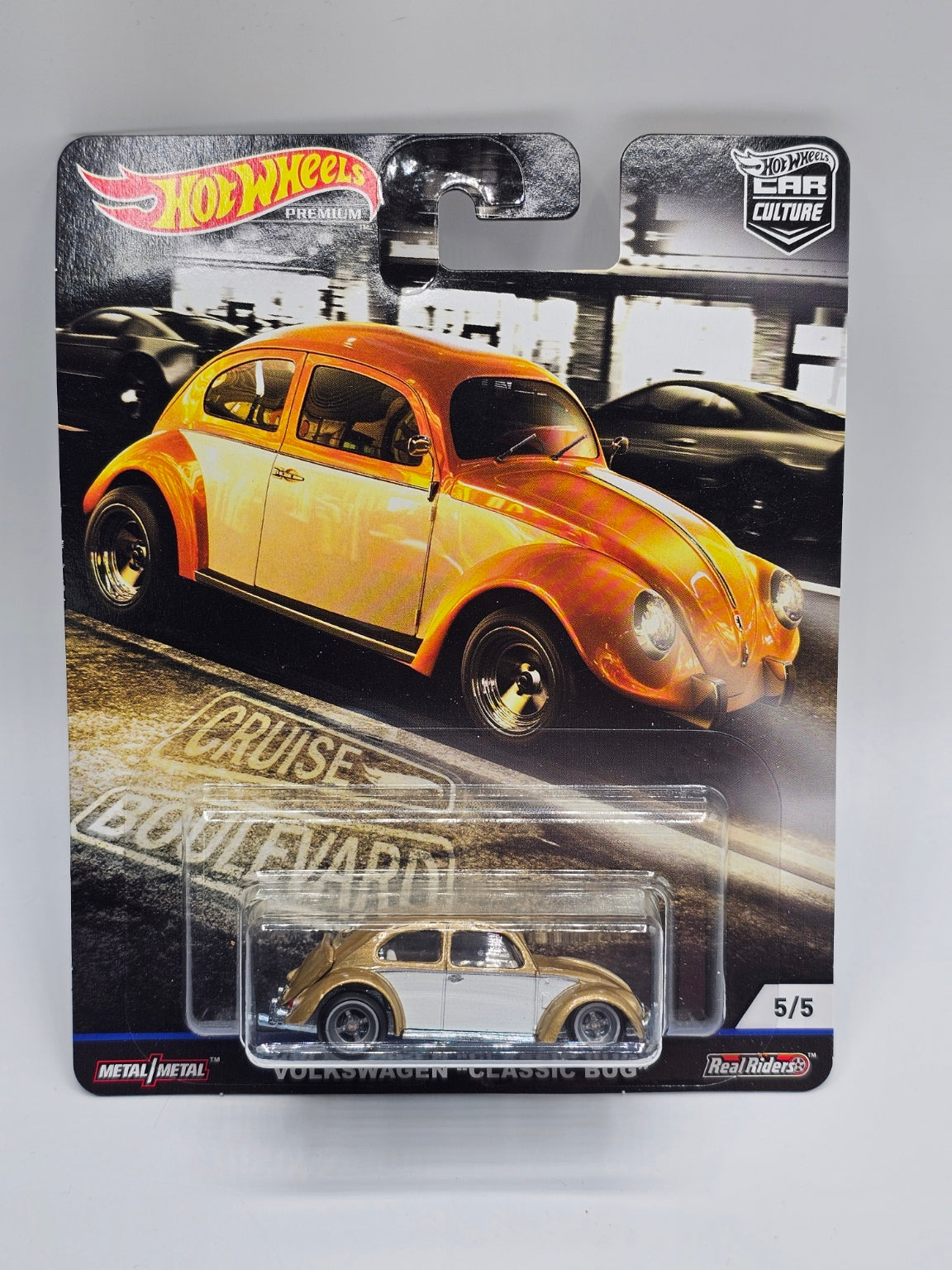 Hot Wheels Premium 2019 Car Culture Cruise Boulevard Volkswagen Classic Bug