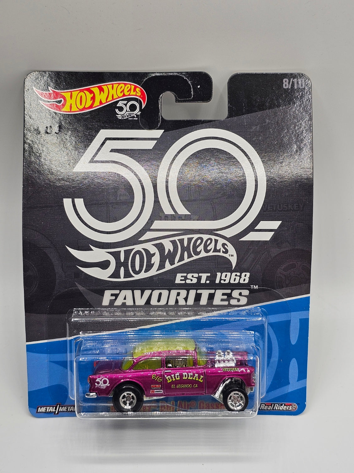Hot Wheels 50th Anniversary Favorites '55 Chevy Bel Air Gasser