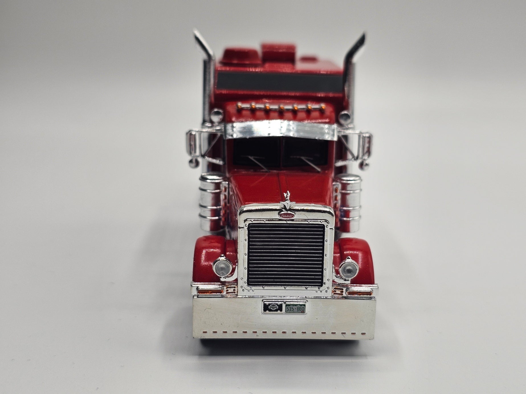 2002 Peterbilt 379 Tractor Truck 3-Axle Red 1:64 Scale by IXO Models