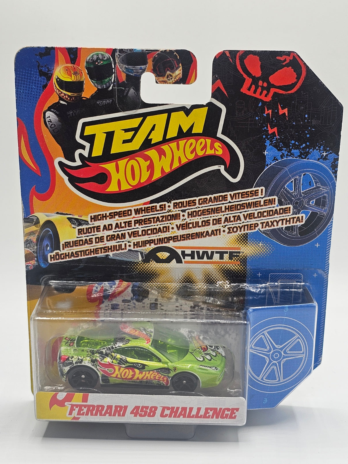 Hot Wheels Team Hot Wheels HWTF Ferrari 458 Challenge – High Speed Wheels