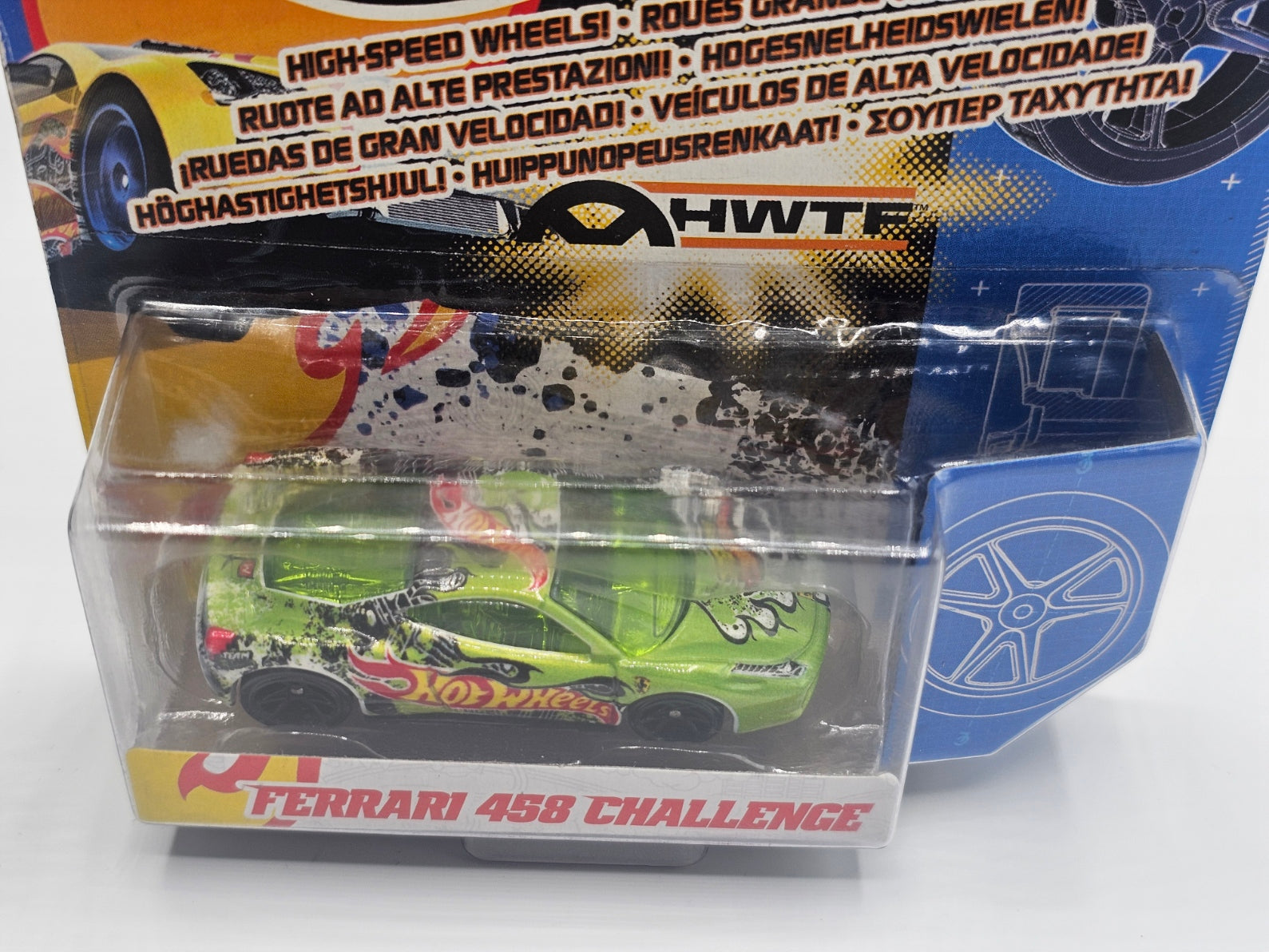 Hot Wheels Team Hot Wheels HWTF Ferrari 458 Challenge – High Speed Wheels