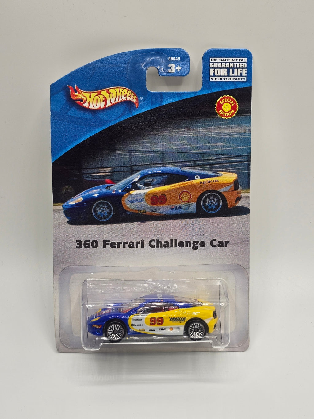 Hot Wheels 360 Ferrari Challenge Car – Nokia Edition