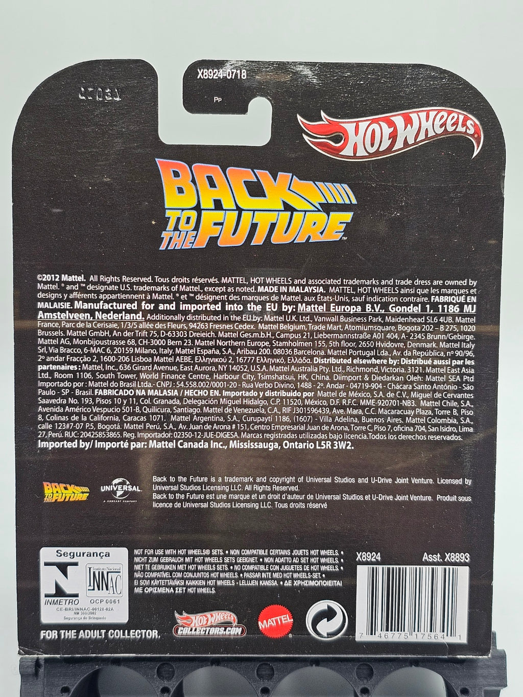 Hot Wheels Retro Entertainment – Back to the Future Time Machine