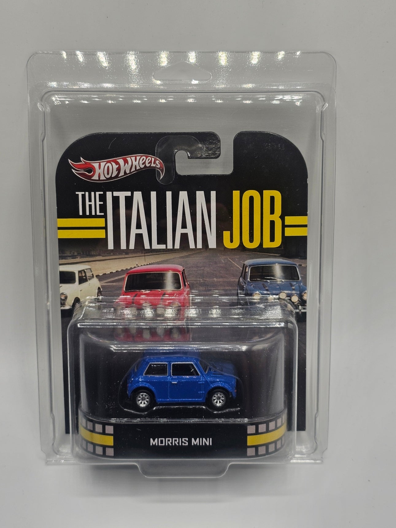 Hot Wheels 2013 Retro Entertainment – The Italian Job Morris Mini (Blue)
