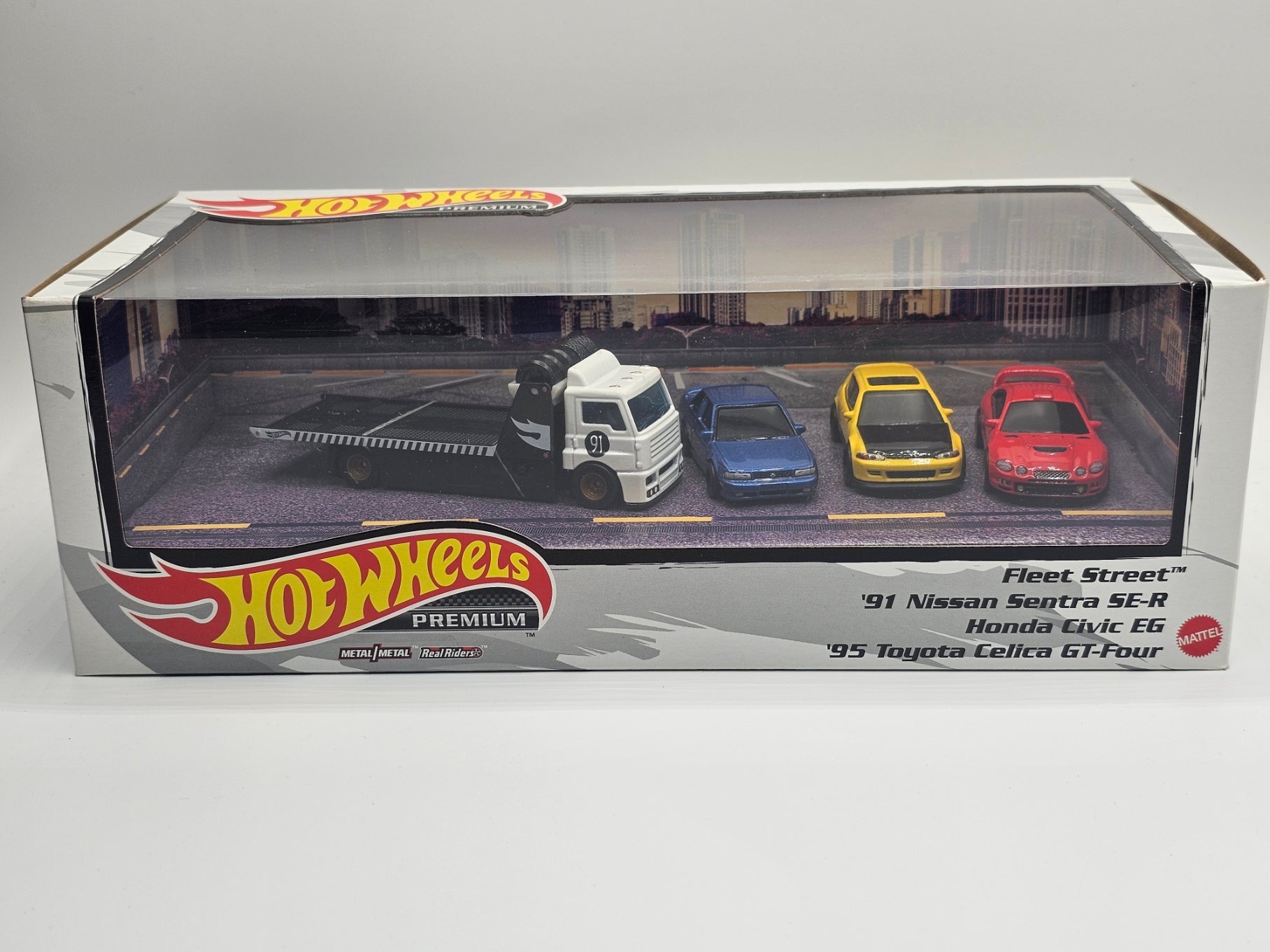 Hot Wheels Premium Fleet Street Real Riders – Nissan, Honda & Toyota Set