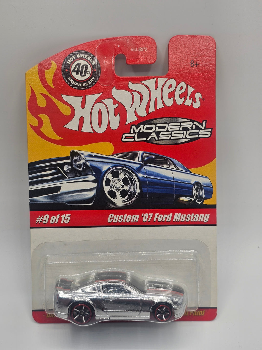 Hot Wheels 2008 Modern Classics 9/15 Custom '07 Ford Mustang – Chrome