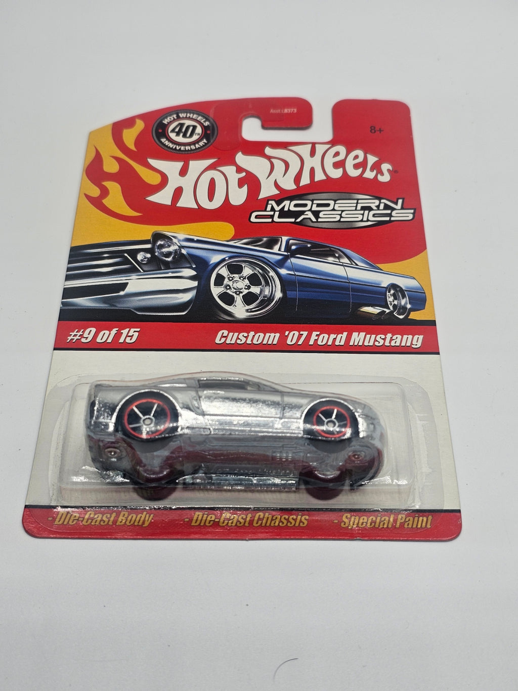 Hot Wheels 2008 Modern Classics 9/15 Custom '07 Ford Mustang – Chrome