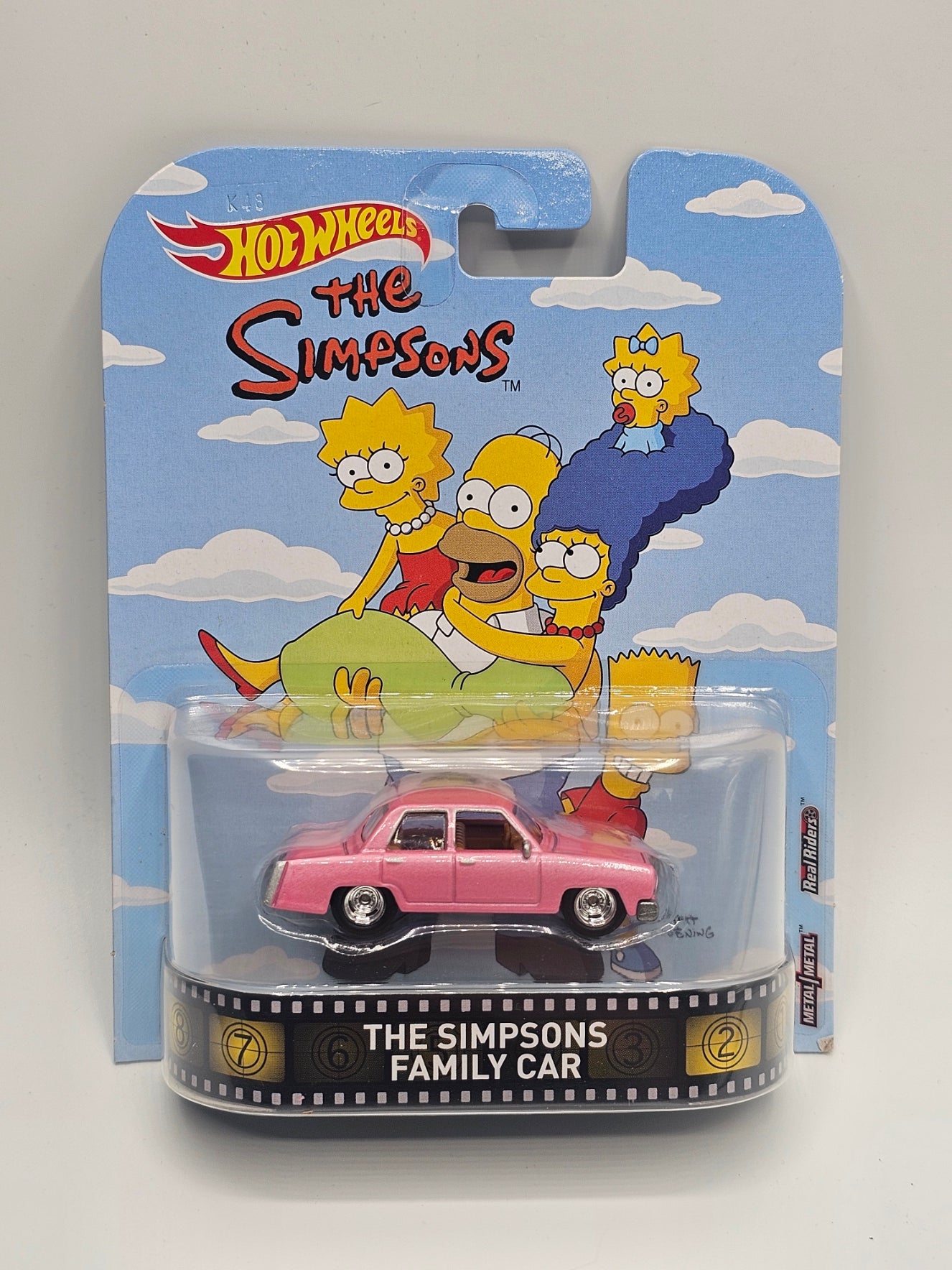 Hot Wheels Retro Entertainment The Simpsons Family Car - 2018 Premium
