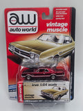 Auto World Vintage Muscle 1966 Oldsmobile 442 Ruby Red