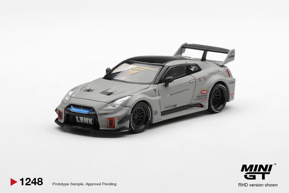 Mini GT #1248 Nissan LB-Silhouette Works GT 35GT-RR Ver.1 Matte Grey
