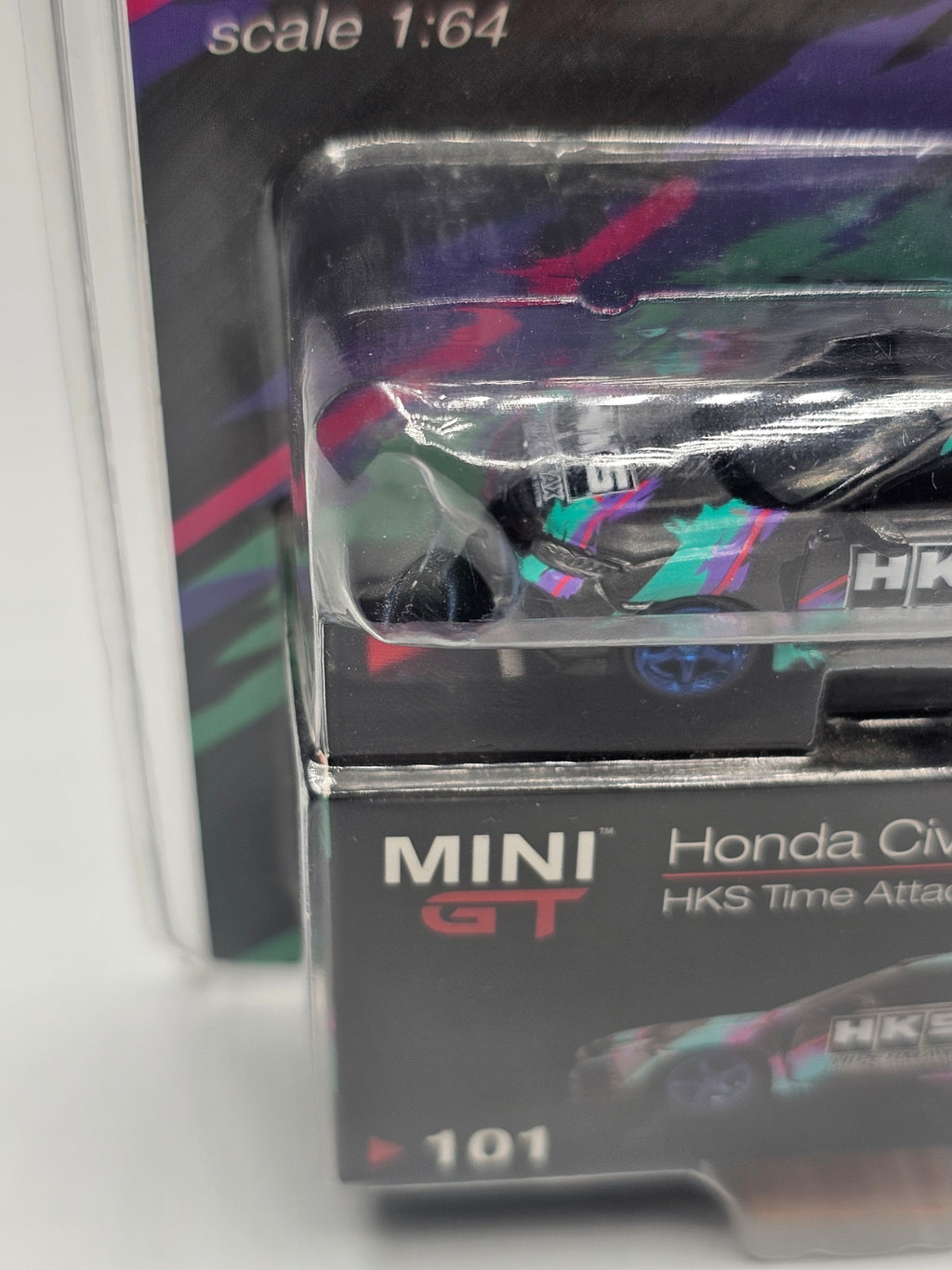 Mini GT #101 – Honda Civic Type R HKS 2018 Time Attack – Limited Edition (1,200 pcs)