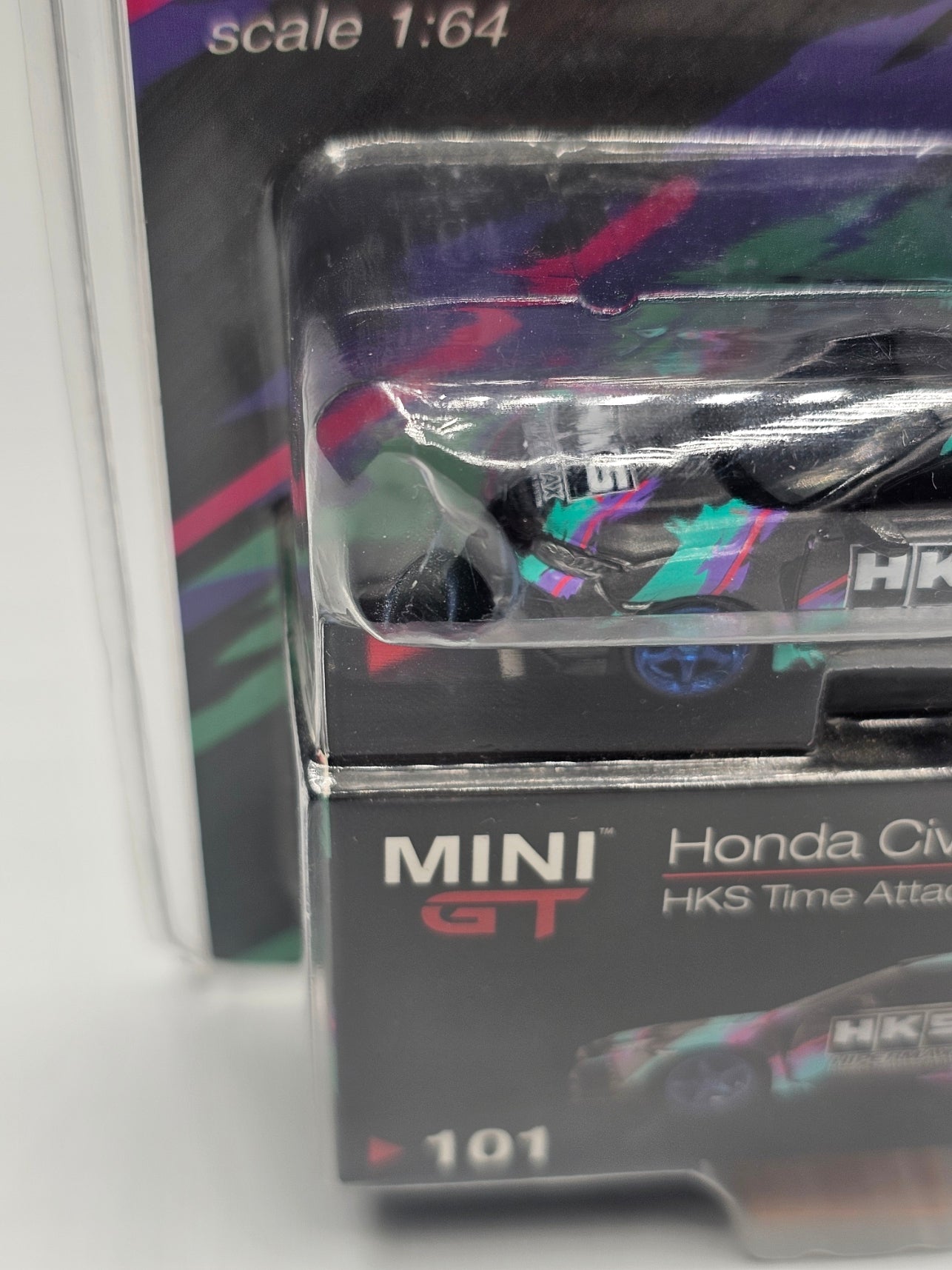 Mini GT #101 – Honda Civic Type R HKS 2018 Time Attack – Limited Edition (1,200 pcs)