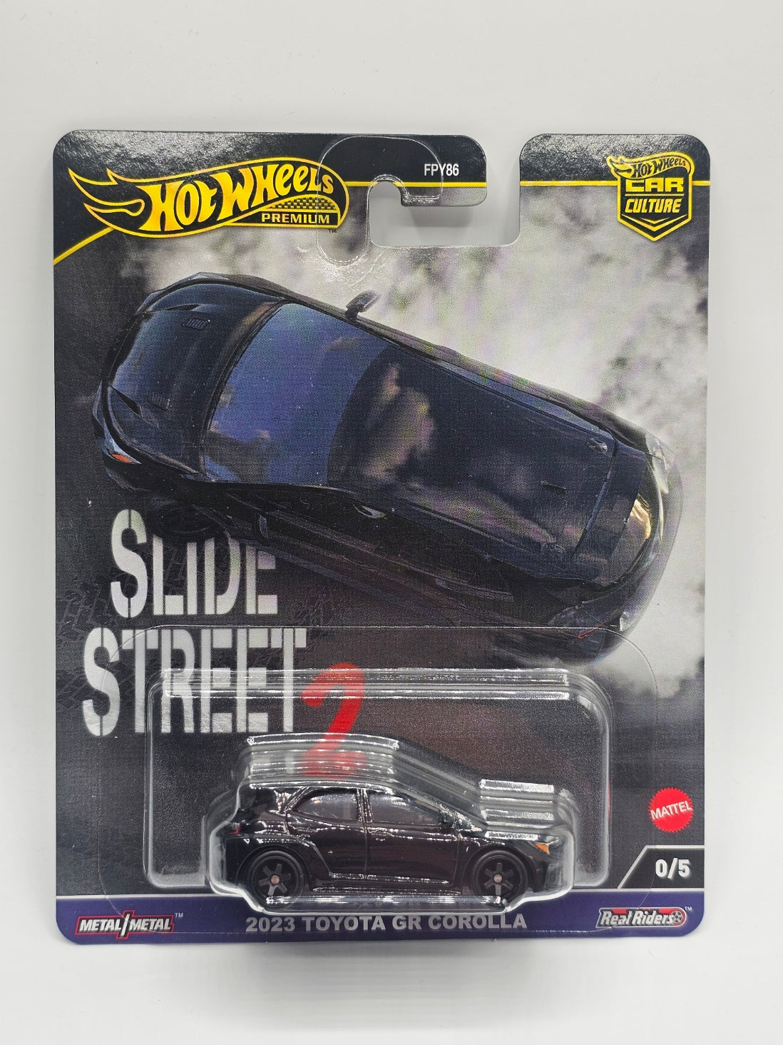 Hot Wheels Premium – 2023 Toyota GR Corolla (Chase 0/5) – Slide Street